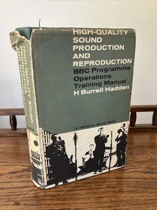 Sound Production & Reproduction BBC Programme Operations Training Manual, Hadden - Picture 1 of 20