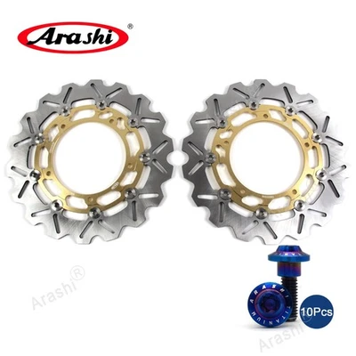 Rotor y pernos de disco de freno delantero para Yamaha XSR900 ABS 2016-2021 FZ-09 2014-2017 Foto 1 de 4