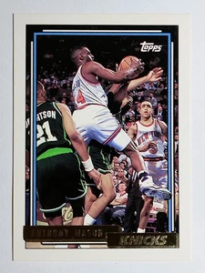 1992-93 Topps Gold #195 Anthony Mason - Bild 1 von 2