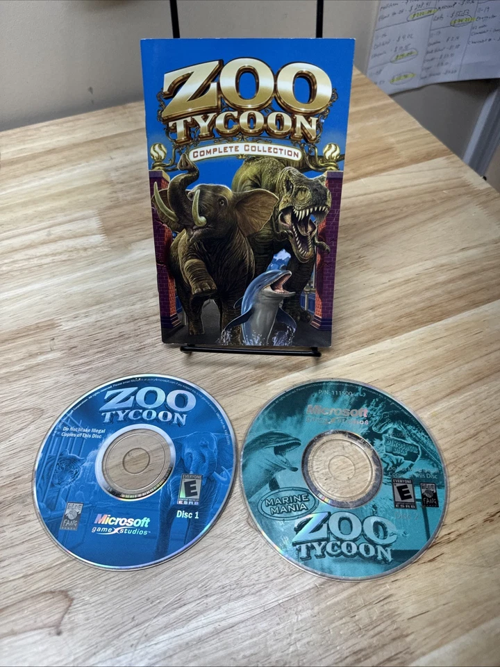 Zoo Tycoon Complete Collection PC 2003 ~ 2 Disc Set Microsoft - Bild 1 von 1