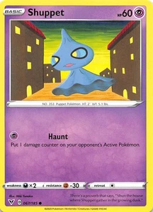 Shuppet 067/185 SWSH04 Vivid Voltage Pokemon 007095 - Picture 1 of 2