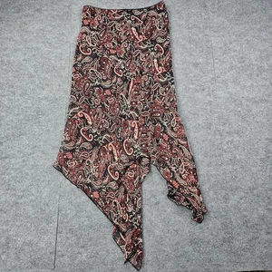 Vintage Great American Skirt Womens Large 90s Paisley Fairy Handkerchief Whimsi - Picture 1 of 6