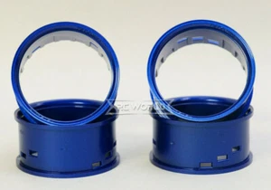 Tetsujin RC Wheels LIP Adj Offset 3/6/9mm -METALLIC BLUE- LIPS (4pcs) TT-8350 - Picture 1 of 18