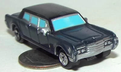 Small Micro Machine Lincoln 1956 Limousine in Black & Blue - Image 1 of 3