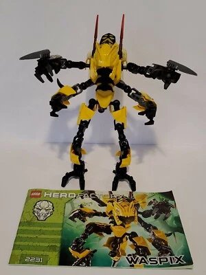 100% Complete & Retired Lego Hero Factory Waspix (2231) with Instructions  - Image 1 of 4