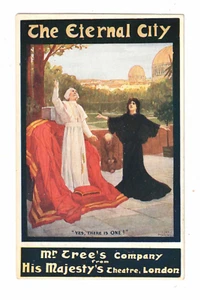 Vintage Postcard - 1904 - "The Eternal City". From His Majesty's Theatre, London - Bild 1 von 2