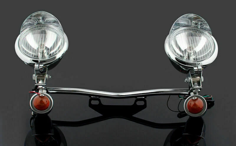 Driving Passing Turn Signal Spot Light Bar For Honda Yamaha Suzuki Kawasaki H0 Foto 1 de 4