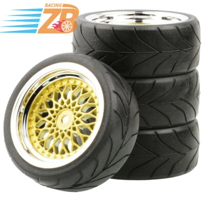 Juego de neumáticos de ruedas de coche de radiocontrol de carretera 1/10 para Traxxas Nitro 4tec 4-tec 2.0 Foto 1 de 3