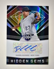 2020 Elite Extra Edition Hidden Gems Auto Black #HG-DA Daniel Alvarez