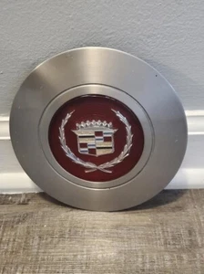 1985-1992 SDV Eldo Seville Wheel Center Satin Finish Red Center METAL TABS - Picture 1 of 3