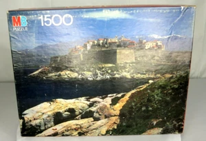 Rompecabezas MB Calvi, Córcega York 1500 piezas vintage hecho en EE. UU. 31 x 23,5 nuevo sellado - Imagen 1 de 8