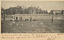 Baseball Game In Progress, Perkiomen Seminary, Pennsburg, PA 1906