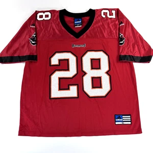Adidas Warrick Dunn Tampa Bay Buccaneers #28 Jersey Vintage XL NFL 1997 90s - Picture 1 of 10