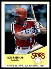 1984 Cramer Las Vegas Stars Minor League Ron Roenicke (B) Las Vegas Stars #237