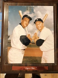 Mickey Mantle And Roger Maris Plaque. Super Duo - Picture 1 of 2