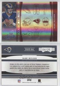 2006 Playoff Absolute Memorabilia Spectrum Red /25 Marc Bulger #TOT-94