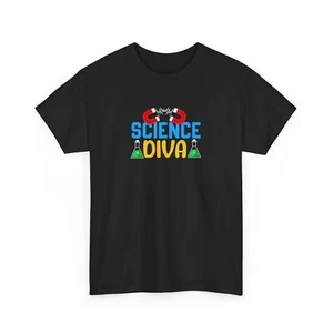 Astronaut Science T-Shirt – Space Exploration Galaxy NASA Graphic Tee - Picture 1 of 8