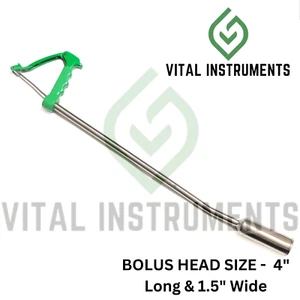 Pistola Bolus grande curva 27,5" pistola de balas verde veterinaria acero inoxidable - Imagen 1 de 1