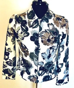 Chaqueta ligera 212 Collection para mujer talla pequeña negra gris blanca forrada con cremallera - Imagen 1 de 6