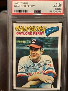 1977 Topps Gaylord Perry #152 PSA 8 RARE - Picture 1 of 2
