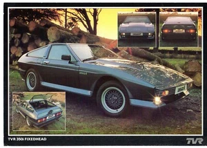 TVR 350i Fixedhead Coupe 1985-1987 UK Market Single Sheet Sales Brochure - Picture 1 of 2