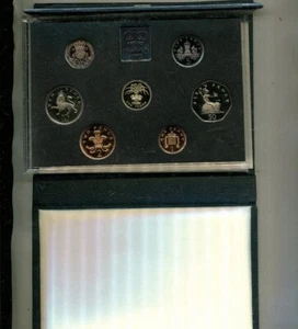 1985 GREAT BRITAIN UK 7 COIN PROOF ORGINAL GOVERNMENT SET 1810T - Picture 1 of 1