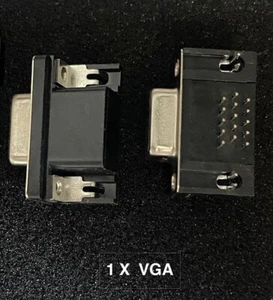 1 X VGA FEMALE PCB RIGHT ANGLE CONNECTOR 15PIN - Picture 1 of 3