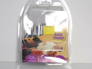 Cinch RCA Kabel, schwarz, Klinke 3,5 mm, Neu, 1,50 m lang, SV140 - Picture 1 of 12