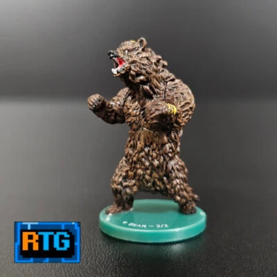 MTG Miniature - Bear #13 - Creature Forge Overwhelming Swarm - D&D Compatible - Image 1 of 3
