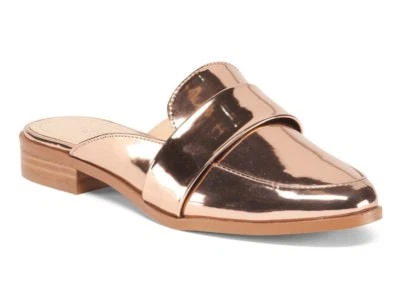 NIB Charles by Charles David Size 6M 'Georgi' Metallic Flat Mules Rose Gold $89 - Image 1 of 4