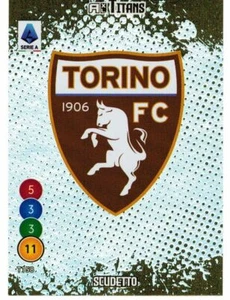 PANINI CALCIATORI ADRENALYN XL TITANS 2022 CARD T158 SCUDETTO TORINO - Picture 1 of 2