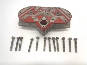 2002 Polaris 800 XC SP Edge Engine Cylinder Head Assy w Cover 3021294 3021427 - Picture 1 of 10
