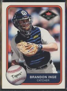 2001 Fleer Platinum Brandon Inge Detroit Tigers #339