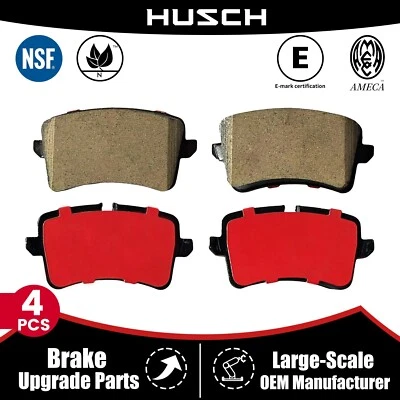 Rear Carbon Fiber Ceramic Brake Pads for AUDI A6 QUATTRO 2016 - 2018 Foto 1 de 4