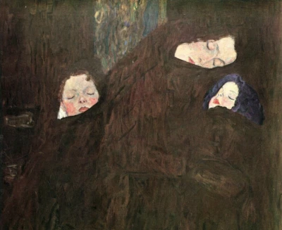 Impresión en Lienzo Giclee Madre con Niños Gustav Klimt 8x10 Familia Art Nouveau Foto 1 de 2