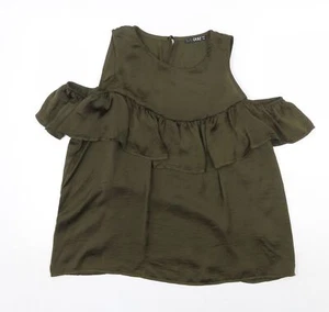 Quiz Womens Green Polyester Blend Tank Size 14 - Picture 1 of 10