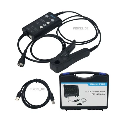 Micsig CP2100B 2.5MHz 10A/100A AC DC Current Probe USB Powered w/ BNC Interface - Image 1 of 4