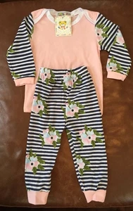 2pcs Girl Baby Outfits Toddler Kid Long Sleeve T-shirt Tops + Pants Sets Clothes - Picture 1 of 12