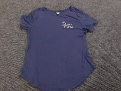 Old Navy Womens Blouse Extra Small blue pullover stretch love - Image 1 of 4