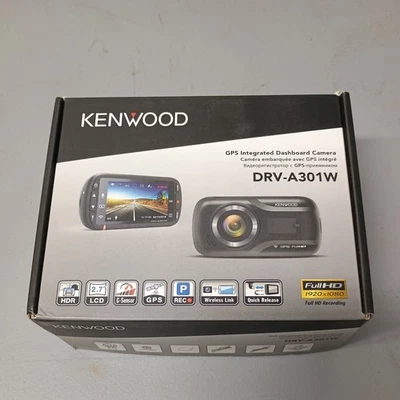 KENWOOD DRV-A310W HD DASH CAM WITH 2" DISPLAY, GPS, AND WI-FI  - Image 1 of 4