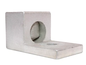 Burndy KA34U 4–500 MCM 1 puerto 1 agujero 3/8" aluminio estañado - Imagen 1 de 8