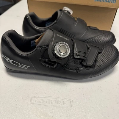 Zapatos de ciclismo de carretera Shimano SH-RC502 para mujer, talla US5-5,5, 37 EUR, negros Foto 1 de 4