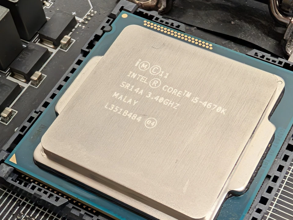 INTEL CORE i5-4670K SR14A 3,40GHz L351B484 Quadcore CPU Prozessor - Bild 1 von 4