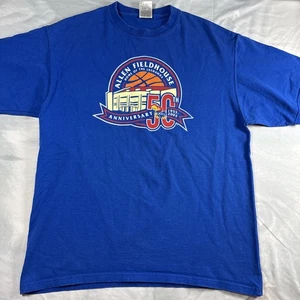 Men’s Large Vintage T-Shirt KU Jayhawks Allen Fieldhouse 2005 Blue 20x27” - Picture 1 of 6