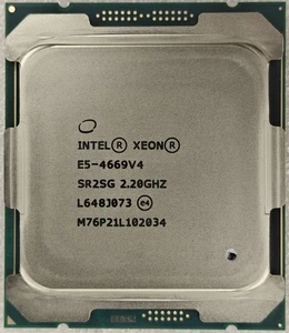 Intel Xeon E5-4669 V4 2.20GHz 22 core 44 threads 135W LGA-2011-3 CPU processor - Picture 1 of 2