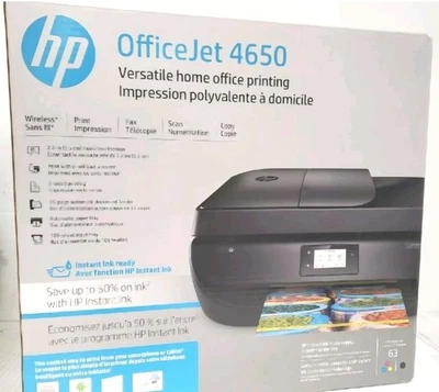 NEW HP OfficeJet 4650 All-in-One Wireless Printer  - Image 1 of 3