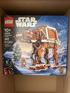 New Sealed LEGO Star Wars Gingerbread AT-AT Walker 40806 - Picture 1 of 2