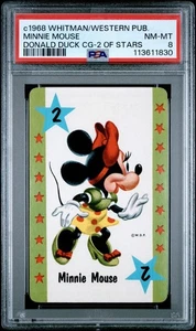1968 Whitman Publishing Minnie Mouse 2 Of Stars Mint PSA 8 Pop 1 Disney - Picture 1 of 3