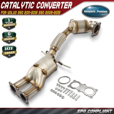 Convertidor catalítico para Volvo S60 2011-2016 S80 2008-2015 XC60 2010-2016 XC70 Foto 1 de 4