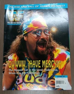 WWF WWE Magazine OCTOBER 1997 Dude Love Cover  - Picture 1 of 3